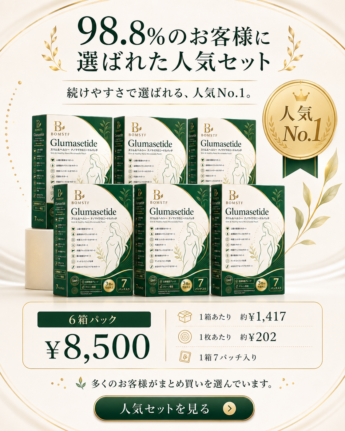🛒BOMSTF®＆NAD+ 8-in-1 ナノ強化フォーミュラ【アップグレード版】内臓脂肪 / 肥満 / 糖尿病 / 睡眠時無呼吸 / 関節ケア / 肌のたるみ 集中サポート-  🎯
