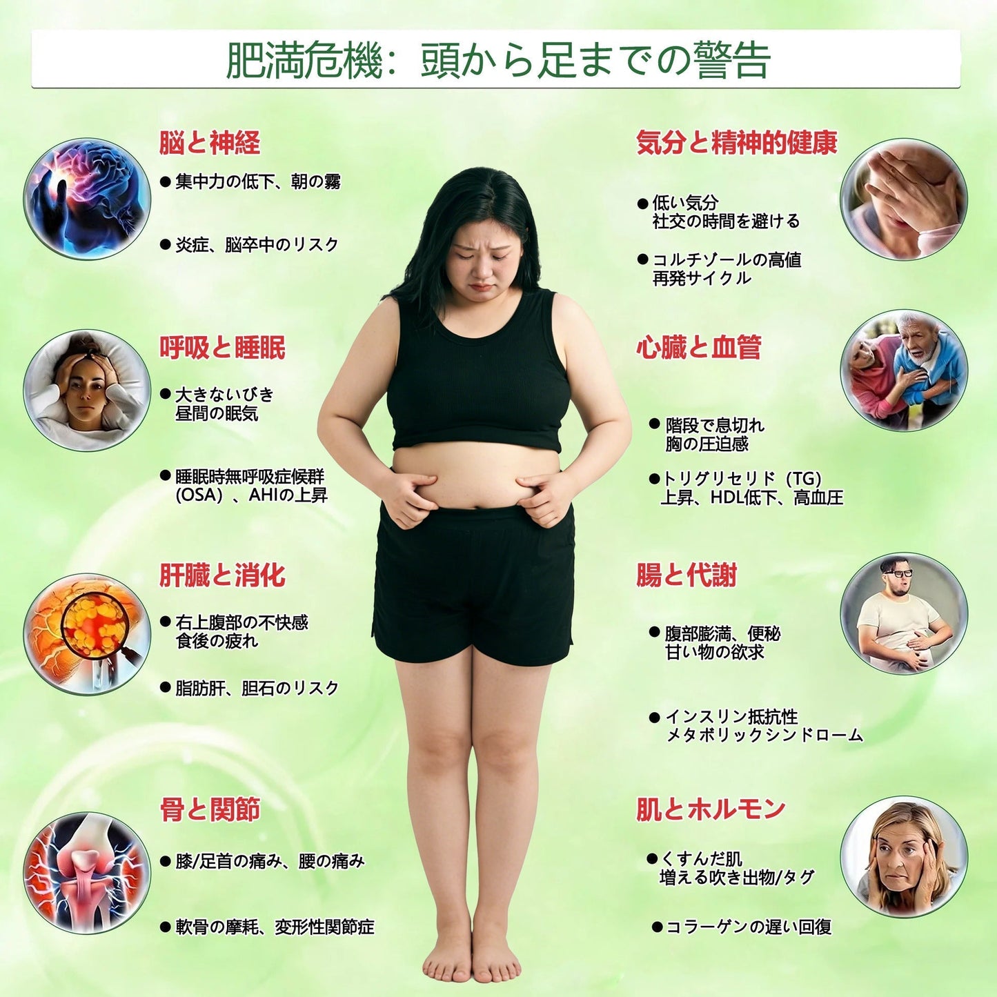 🛒BOMSTF®＆NAD+ 8-in-1 ナノ強化フォーミュラ【アップグレード版】内臓脂肪 / 肥満 / 糖尿病 / 睡眠時無呼吸 / 関節ケア / 肌のたるみ 集中サポート-  🎯